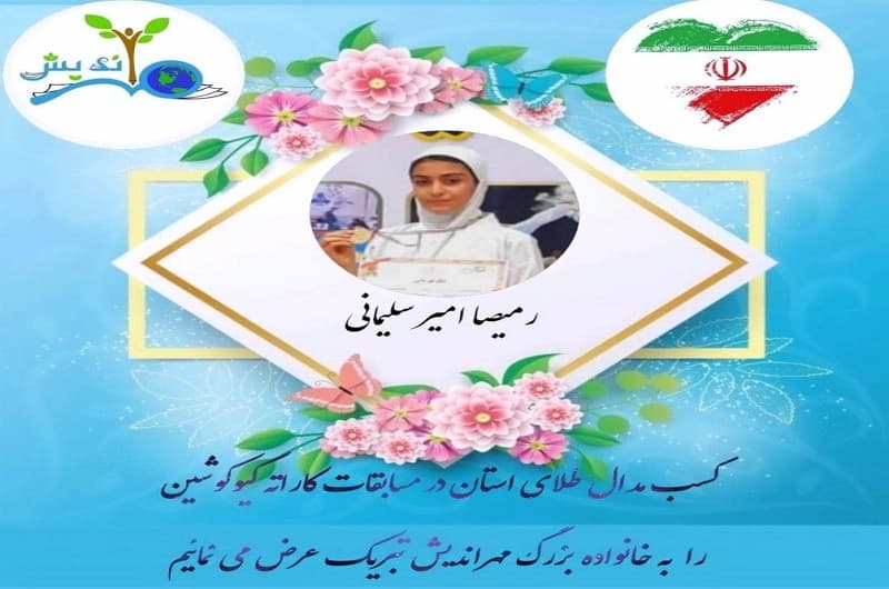 کسب مدال طلای استانی در مسابقات کاراته