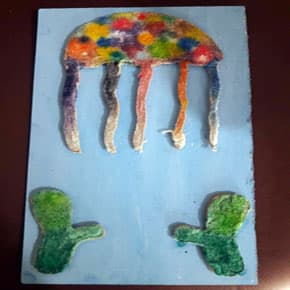 فعالیت دانش آموزان در بخش کار با چوب درس کار و فناوری