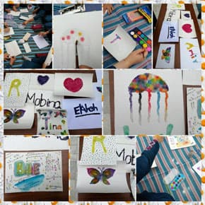 تکنیک آبرنگ و نمک