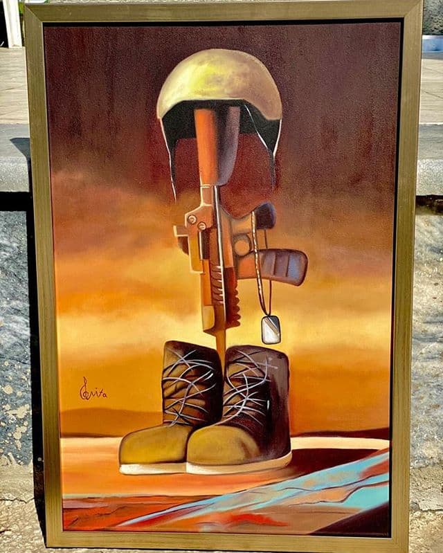 نقاشی زیبایی از نیتا حسن پور دانش آموز پایه هفتم دبیرستان مهراندیش برای شرکت در مسابقه مجازندران ۲